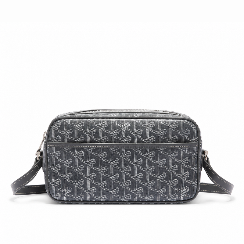 Bolso Crossbody Monogram Camera – Grey Silver