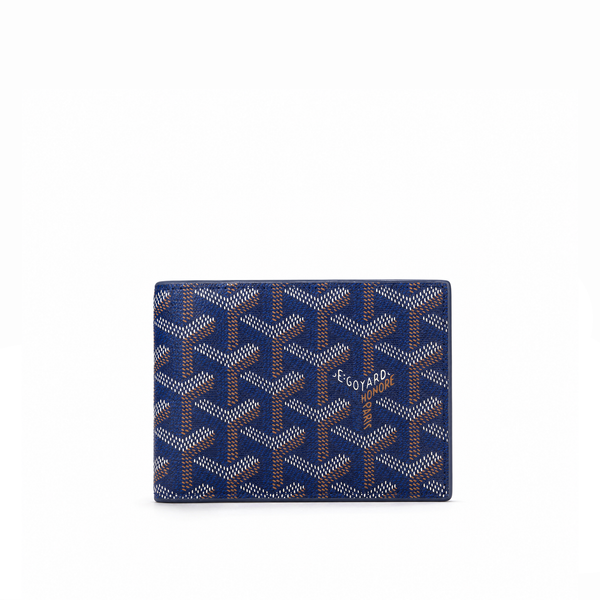 Billetera Bifold Signature Monogram – Royal Blue