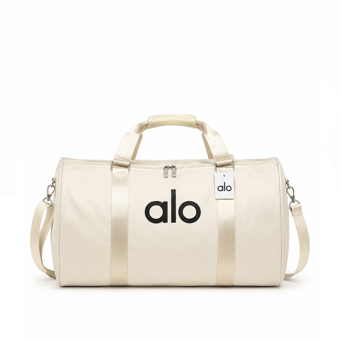 Bolso Duffle Classic Logo – Ivory Cream