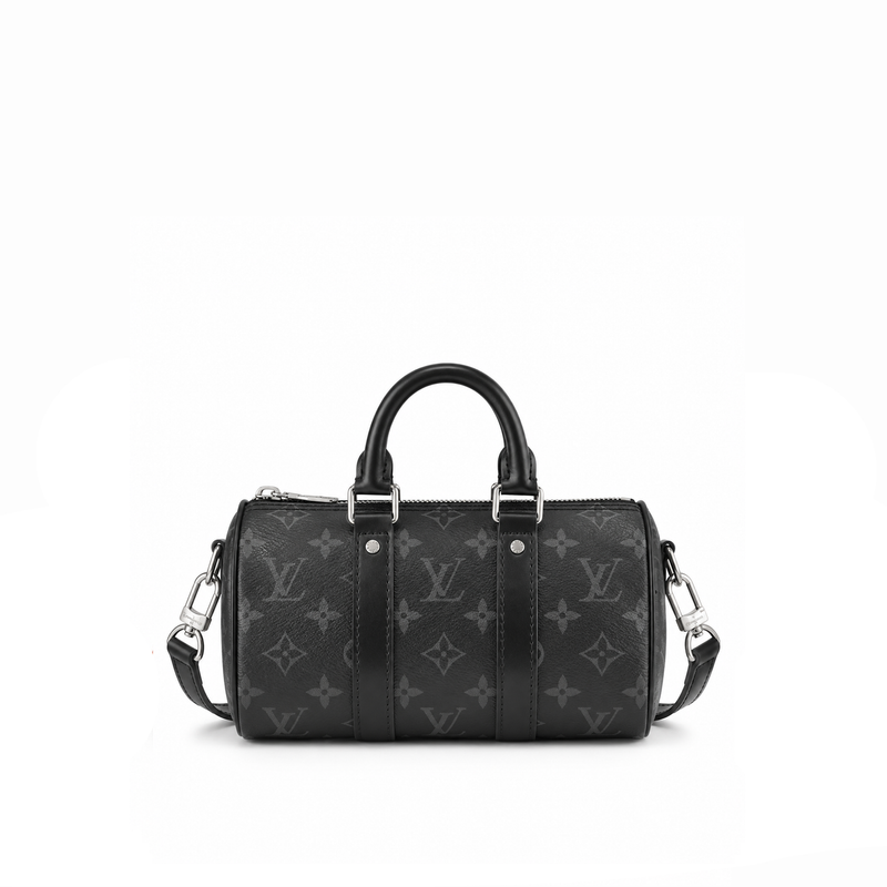 Bolso Mini Boston Monogram – Charcoal Black