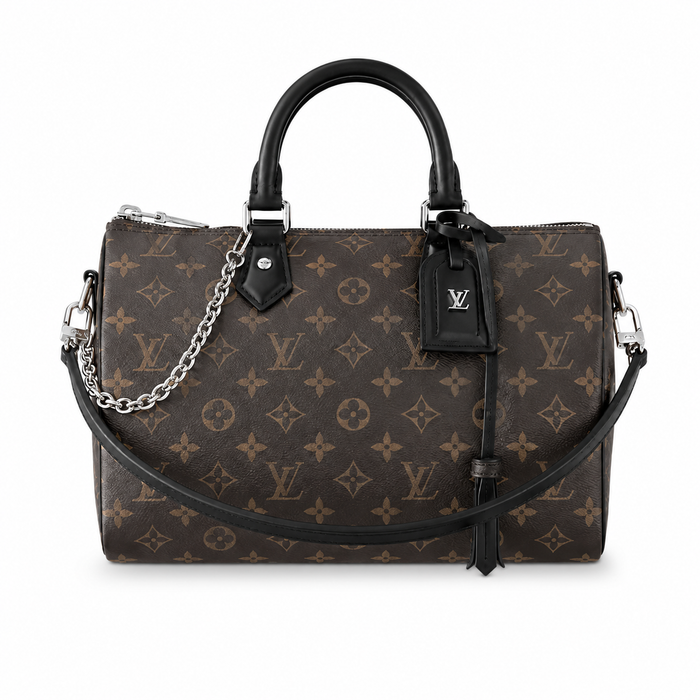 Speedy Monogram Negro con Cadena