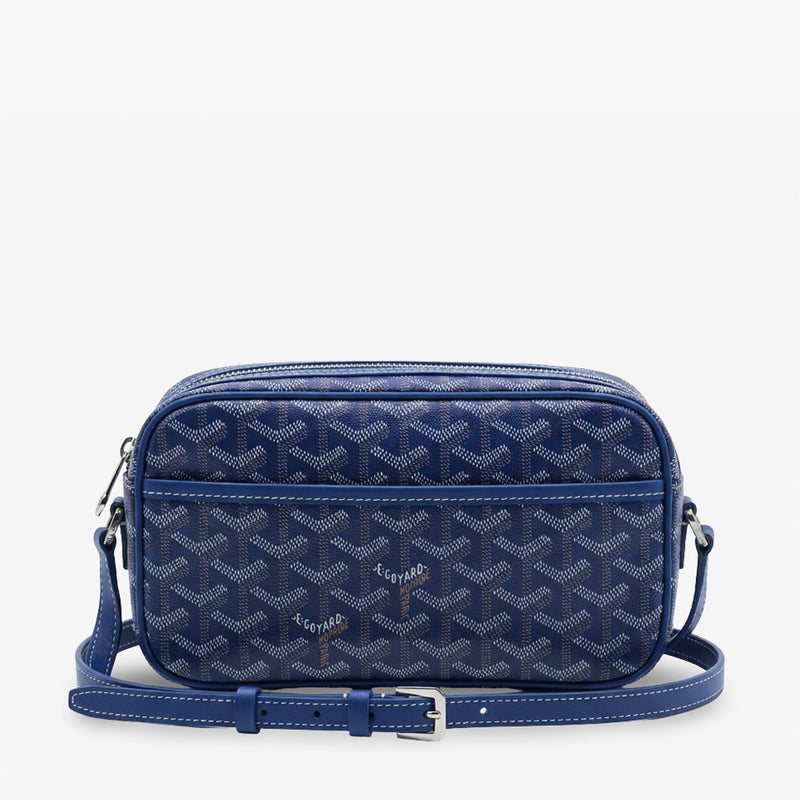 Bolso Crossbody Monogram Camera – Navy Silver