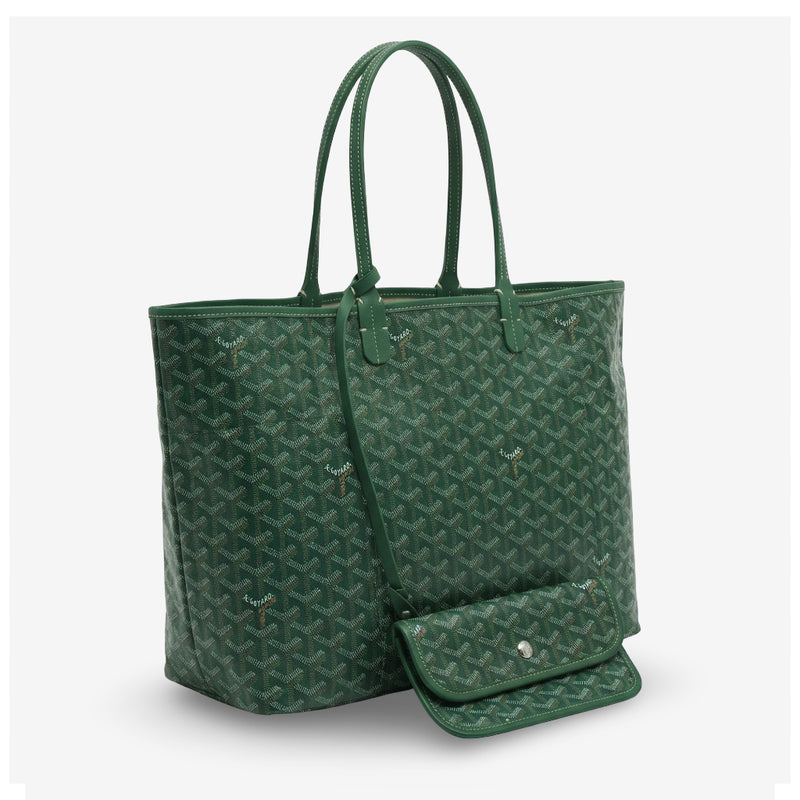 Bolso Tote Monogram Pouch – Emerald Green