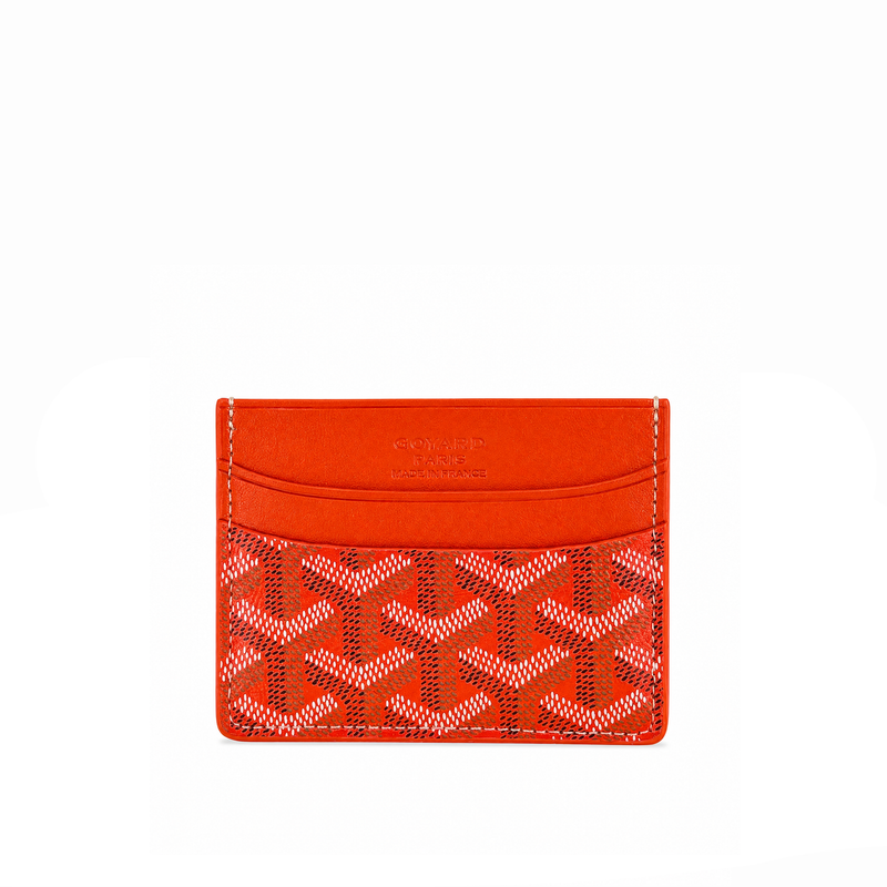 Tarjetero Signature Monogram – Orange Silver