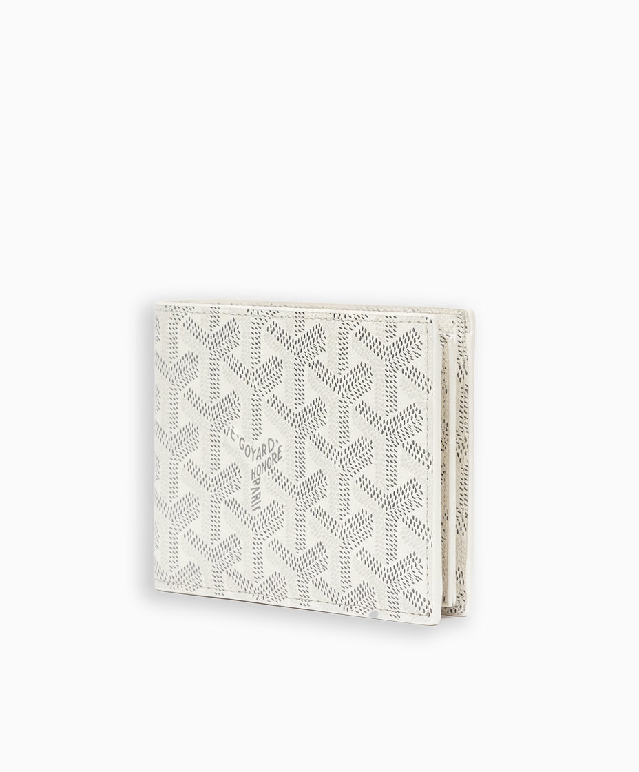 Goyard Wallet – White Minimal