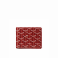 Billetera Bifold Signature Monogram – Burgundy Red