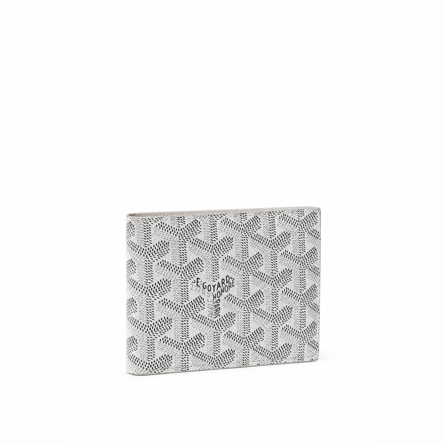 Billetera Bifold Signature Monogram – Ivory Grey