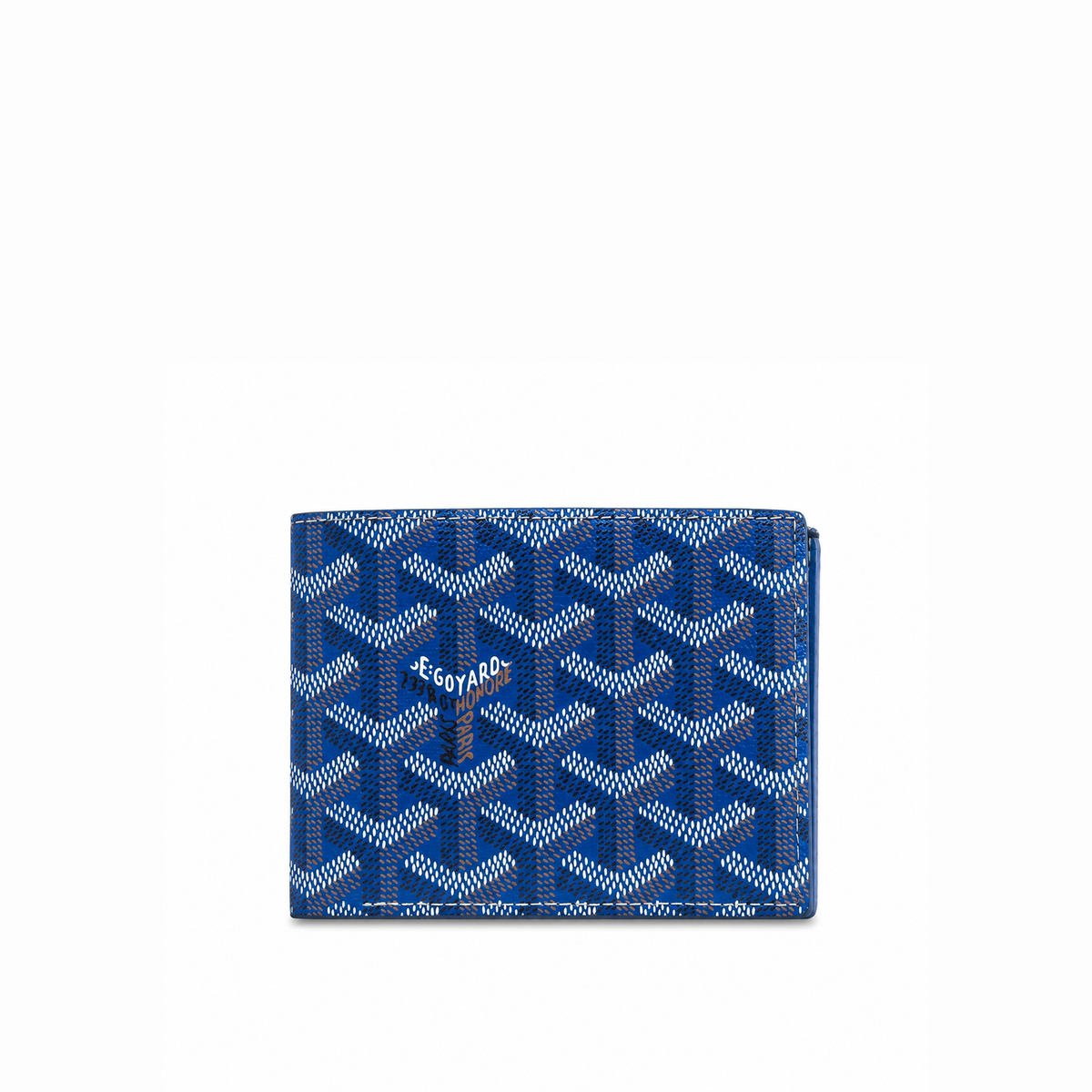 Billetera Bifold Signature Monogram – Royal Blue