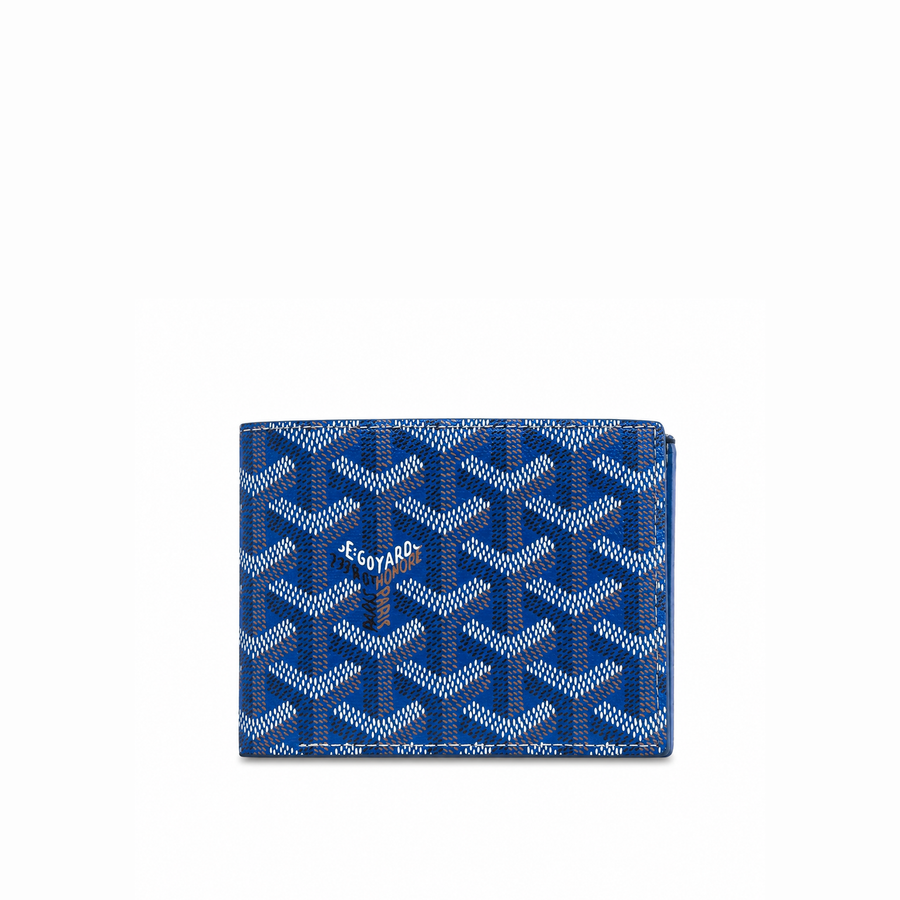 Billetera Bifold Signature Monogram – Royal Blue