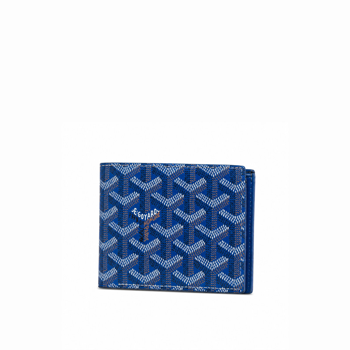 Billetera Bifold Signature Monogram – Royal Blue