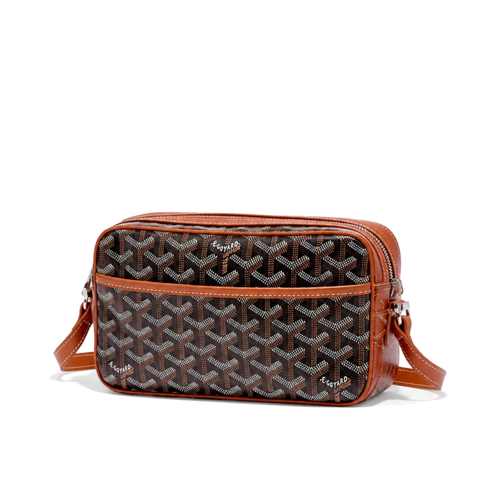 Bolso Crossbody Monogram Camera – Black Cognac