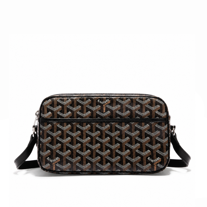 Bolso Crossbody Monogram Camera – Black Silver