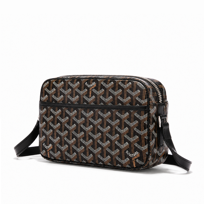 Bolso Crossbody Monogram Camera – Black Silver