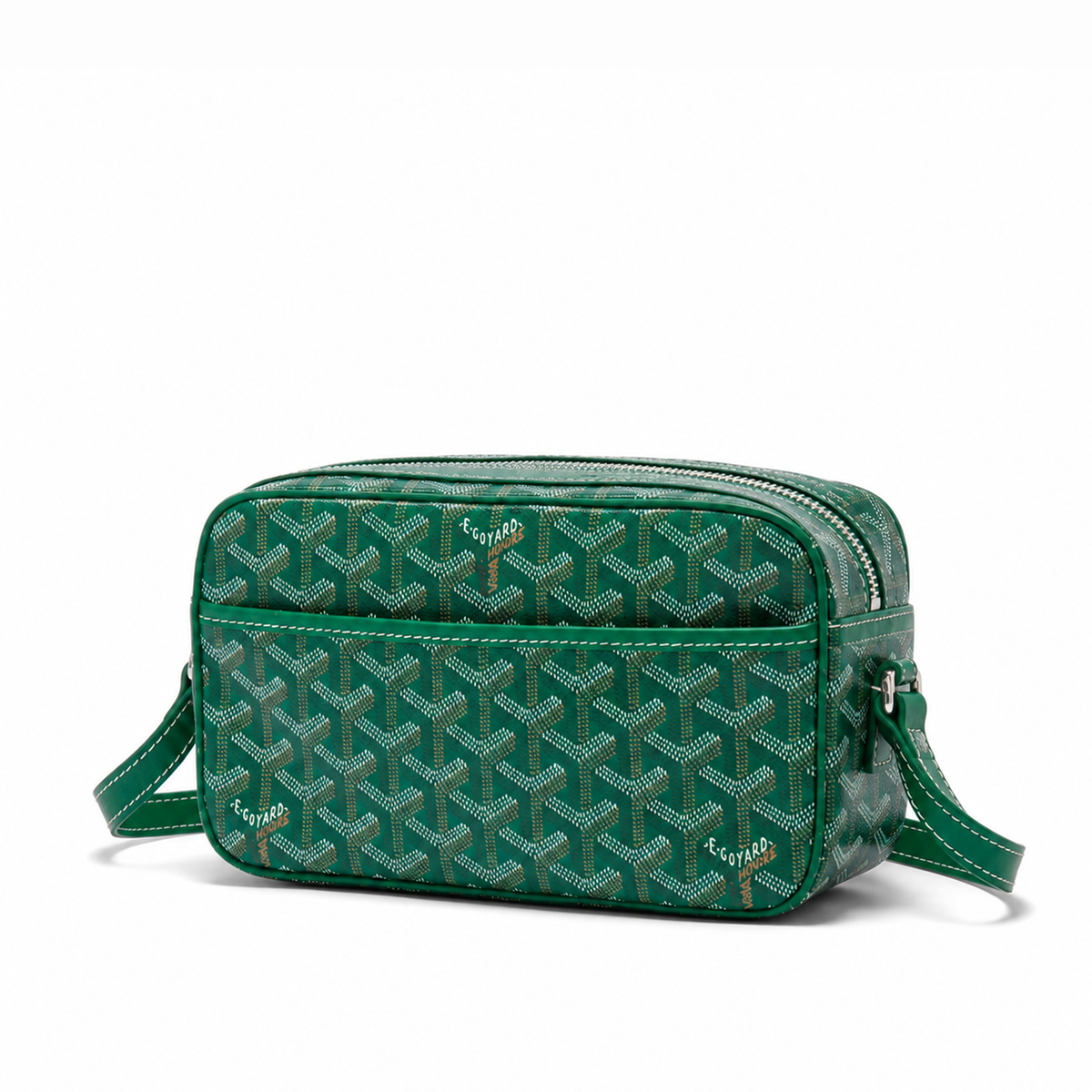 Bolso Crossbody Monogram Camera – Emerald Green