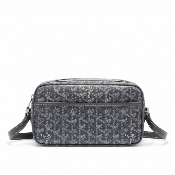 Bolso Crossbody Monogram Camera – Grey Silver