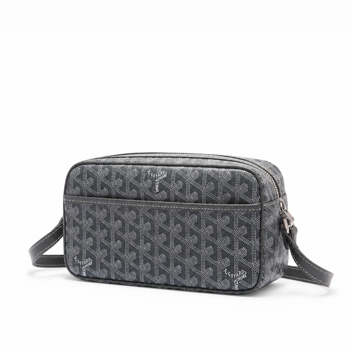 Bolso Crossbody Monogram Camera – Grey Silver