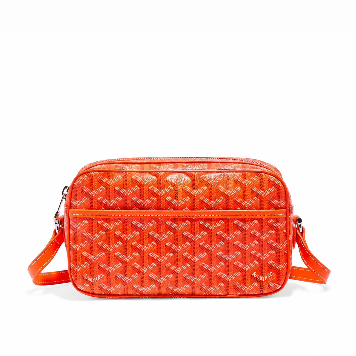 Bolso Crossbody Monogram Camera – Orange Gold