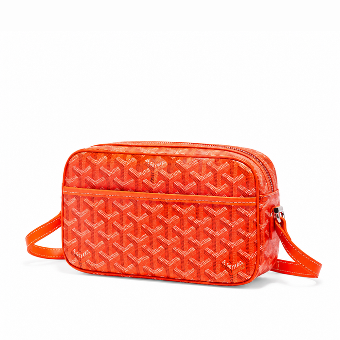 Bolso Crossbody Monogram Camera – Orange Gold