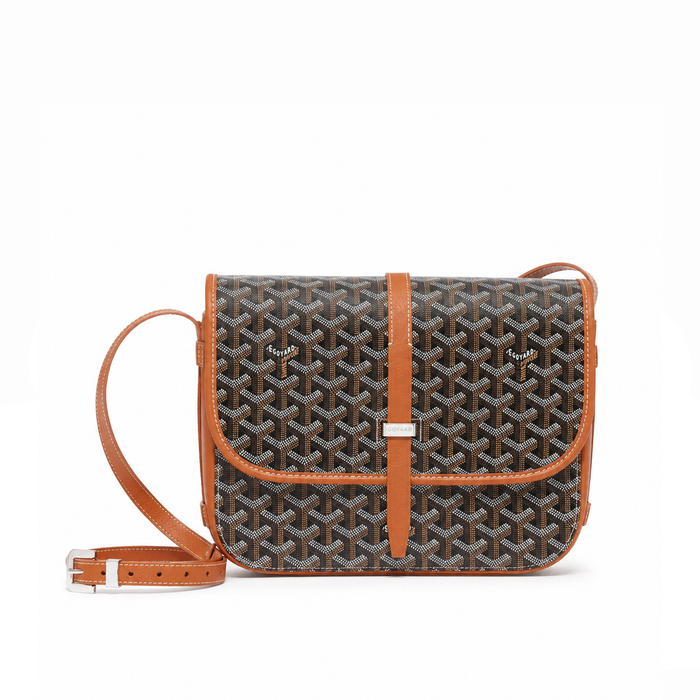 Bolso Crossbody Monogram Flap – Black Cognac