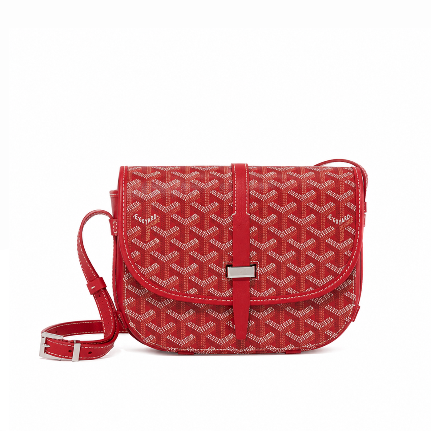 Bolso Crossbody Monogram Flap – Cherry Red