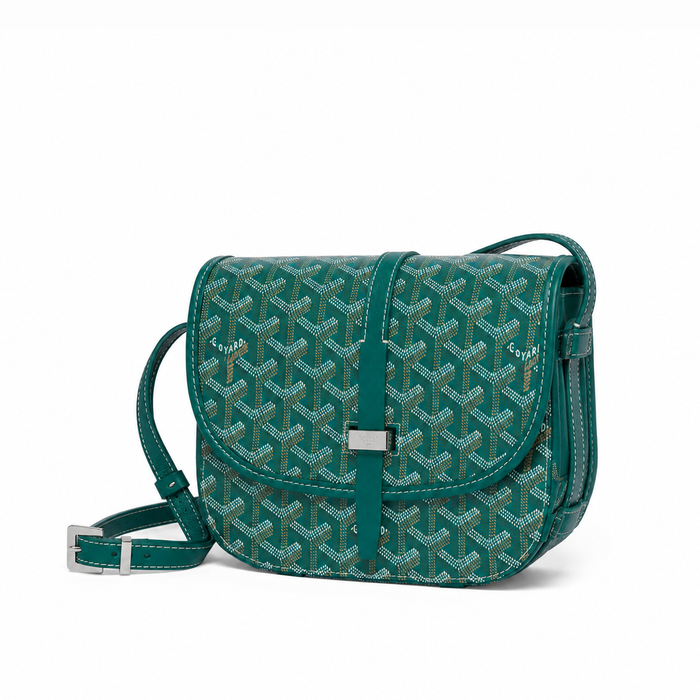 Bolso Crossbody Monogram Flap – Emerald Green