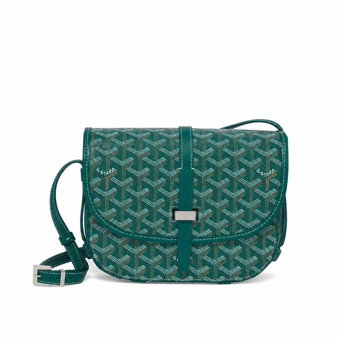 Bolso Crossbody Monogram Flap – Emerald Green