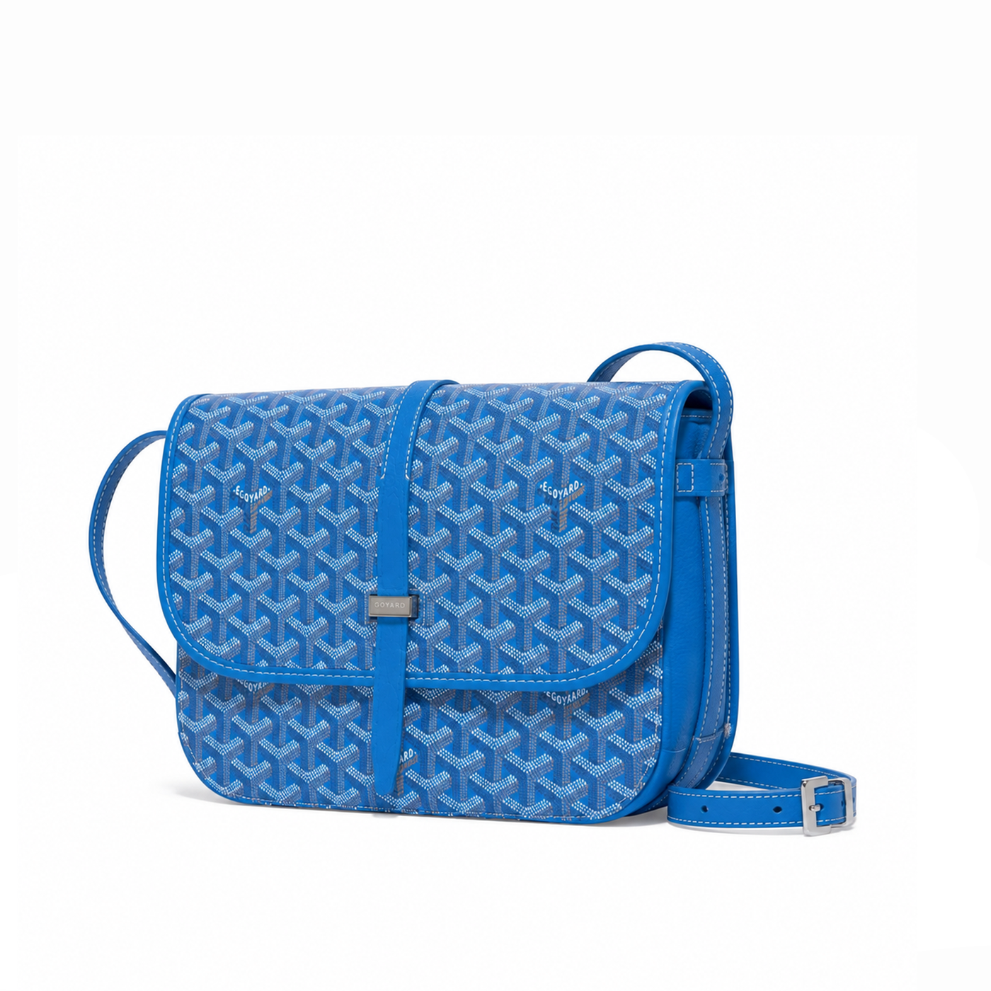 Bolso Crossbody Monogram Flap – Navy Cognac