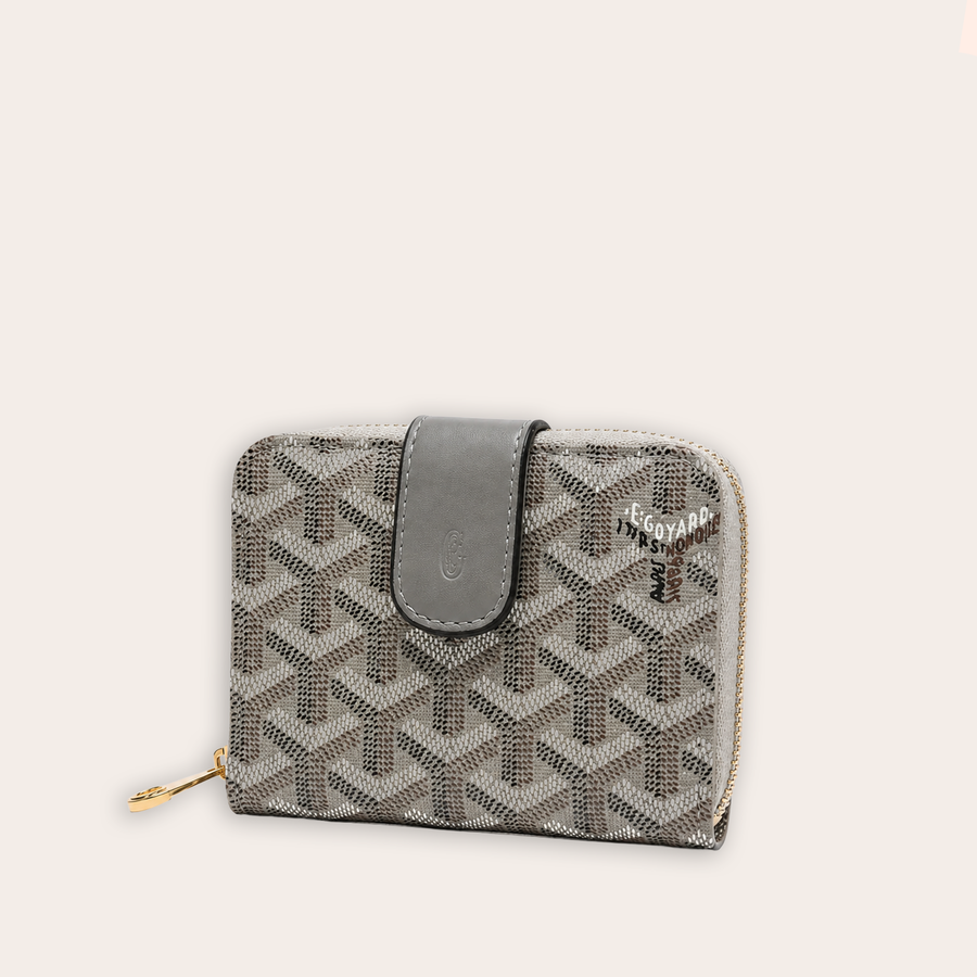 Billetera Compacta Goyard – Grey Edition