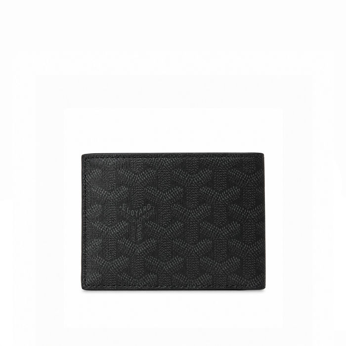 Billetera Bifold Signature Monogram – Charcoal Black