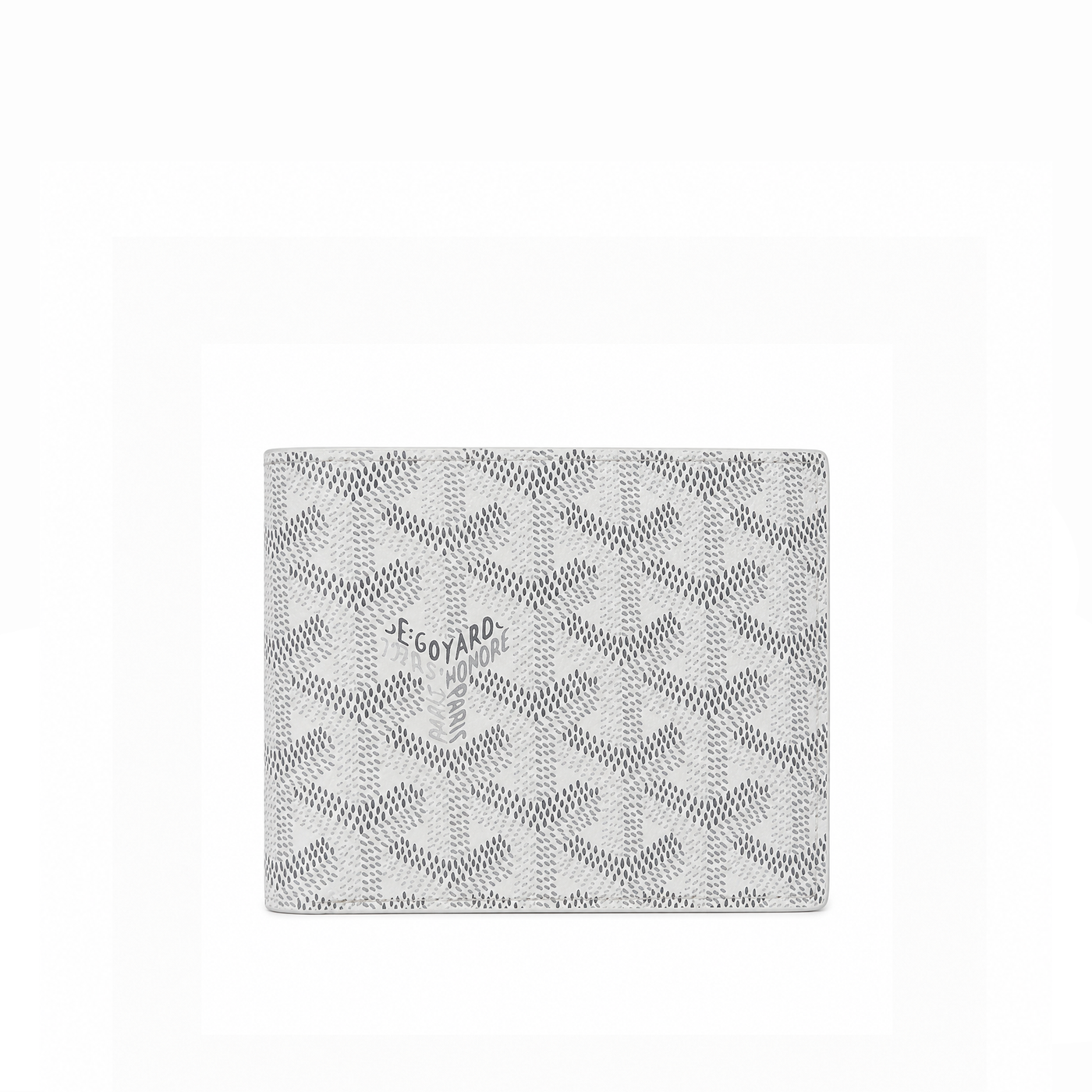 Billetera Bifold Signature Monogram – Ivory Grey