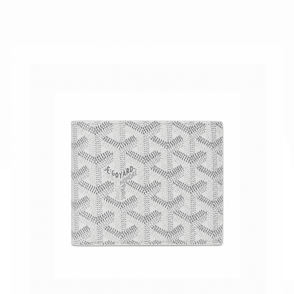 Billetera Bifold Signature Monogram – Ivory Grey
