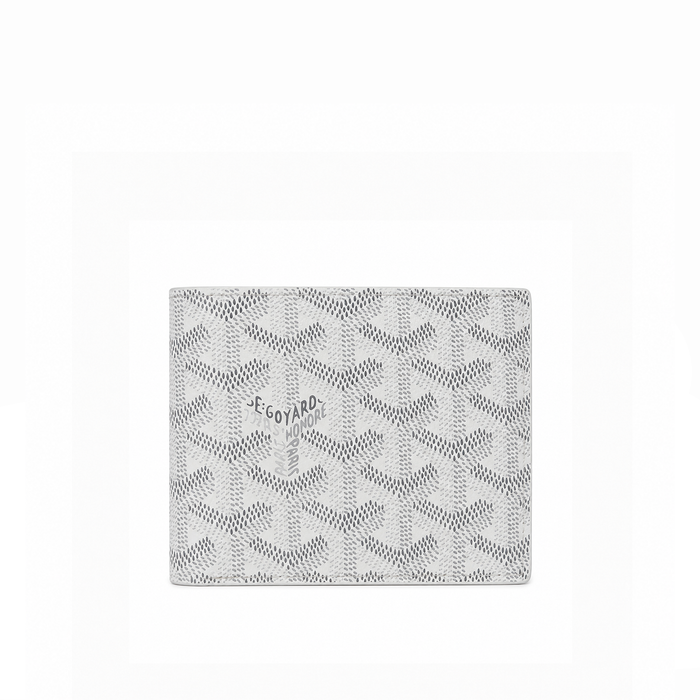 Billetera Bifold Signature Monogram – Ivory Grey