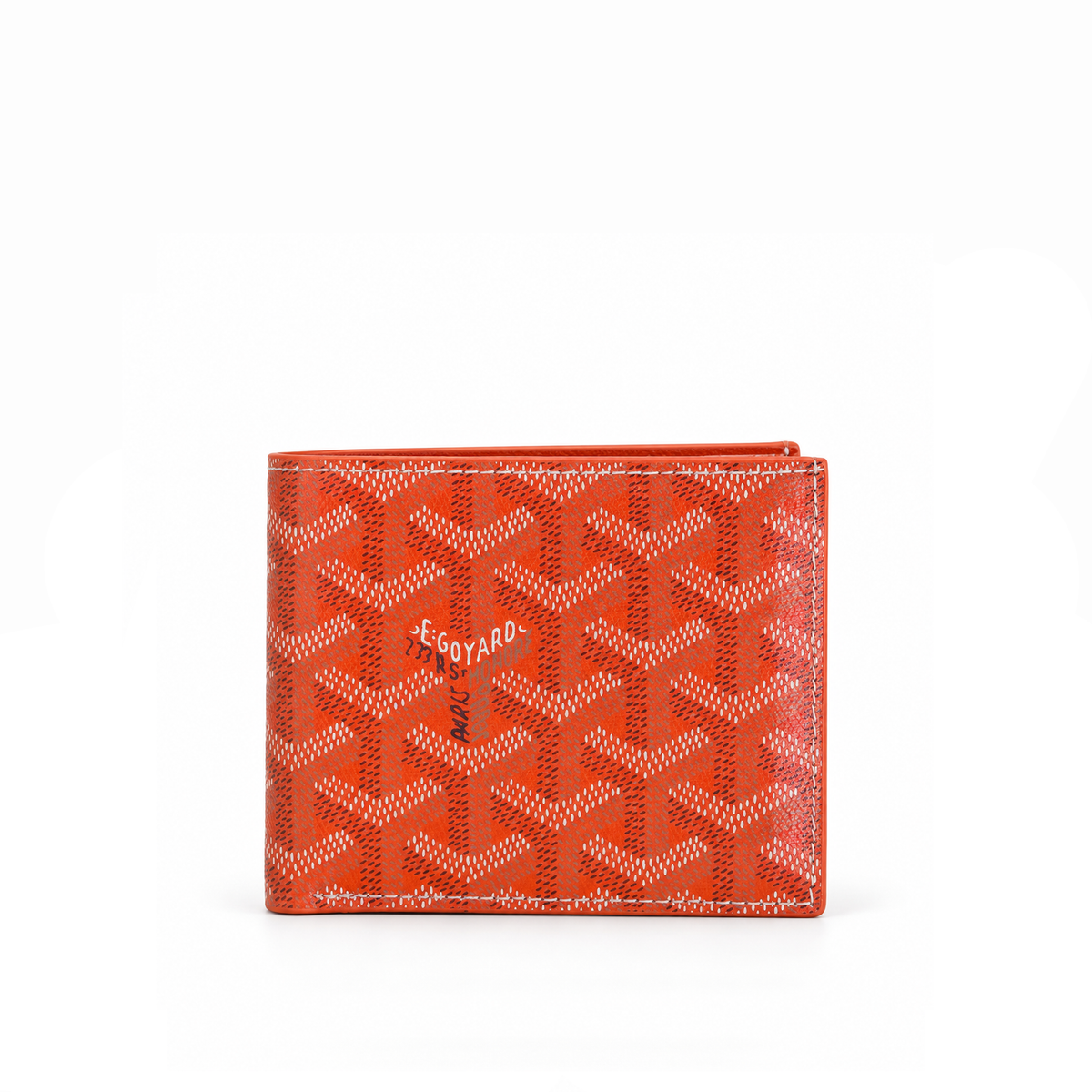 Billetera Bifold Signature Monogram – Orange
