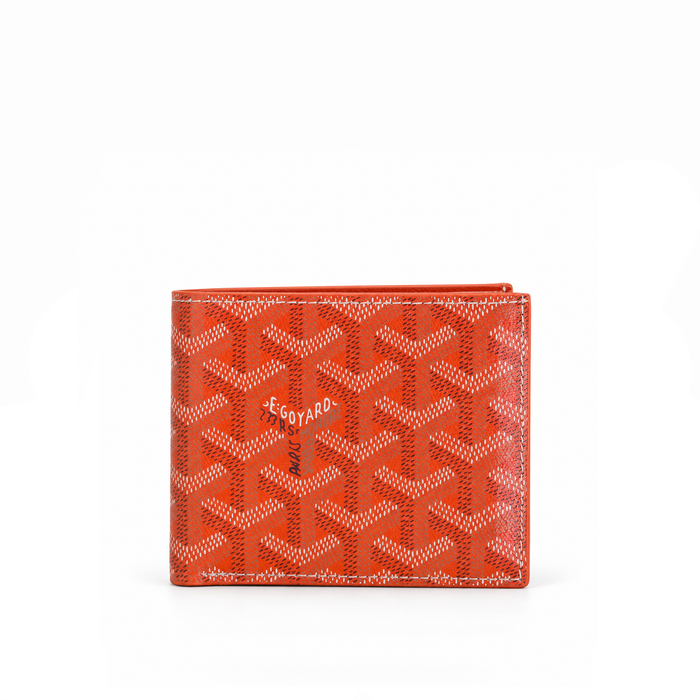 Billetera Bifold Signature Monogram – Orange