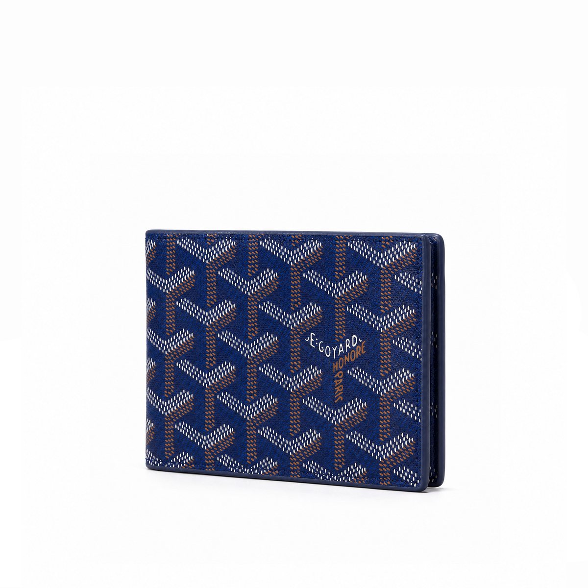Billetera Bifold Signature Monogram – Royal Blue
