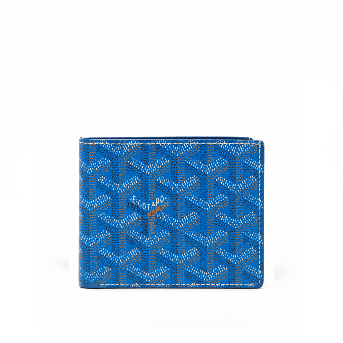 Billetera Bifold Signature Monogram – Royal Blue