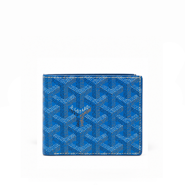 Billetera Bifold Signature Monogram – Royal Blue