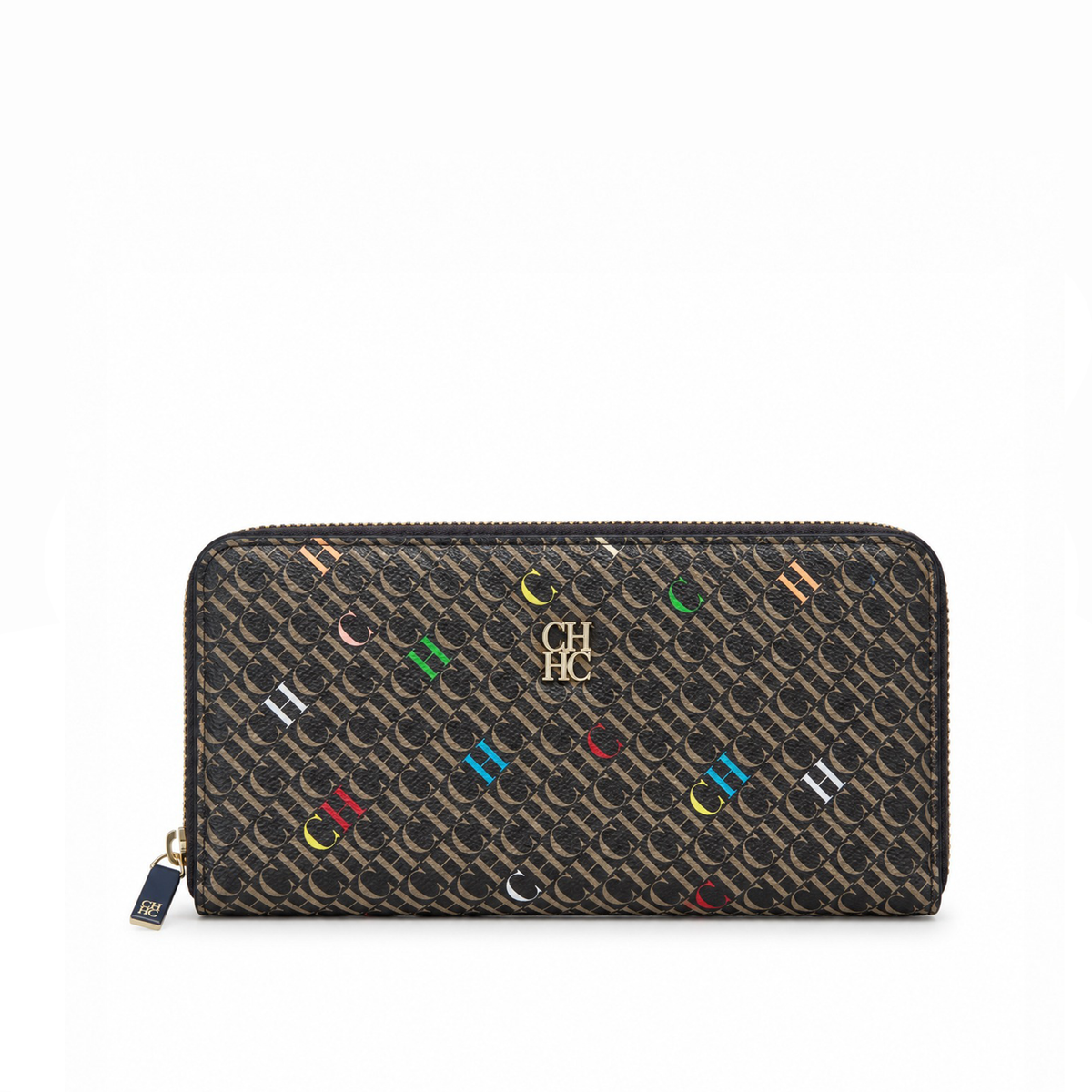 Billetera Larga Zip Around Monogram – Brown Multicolor
