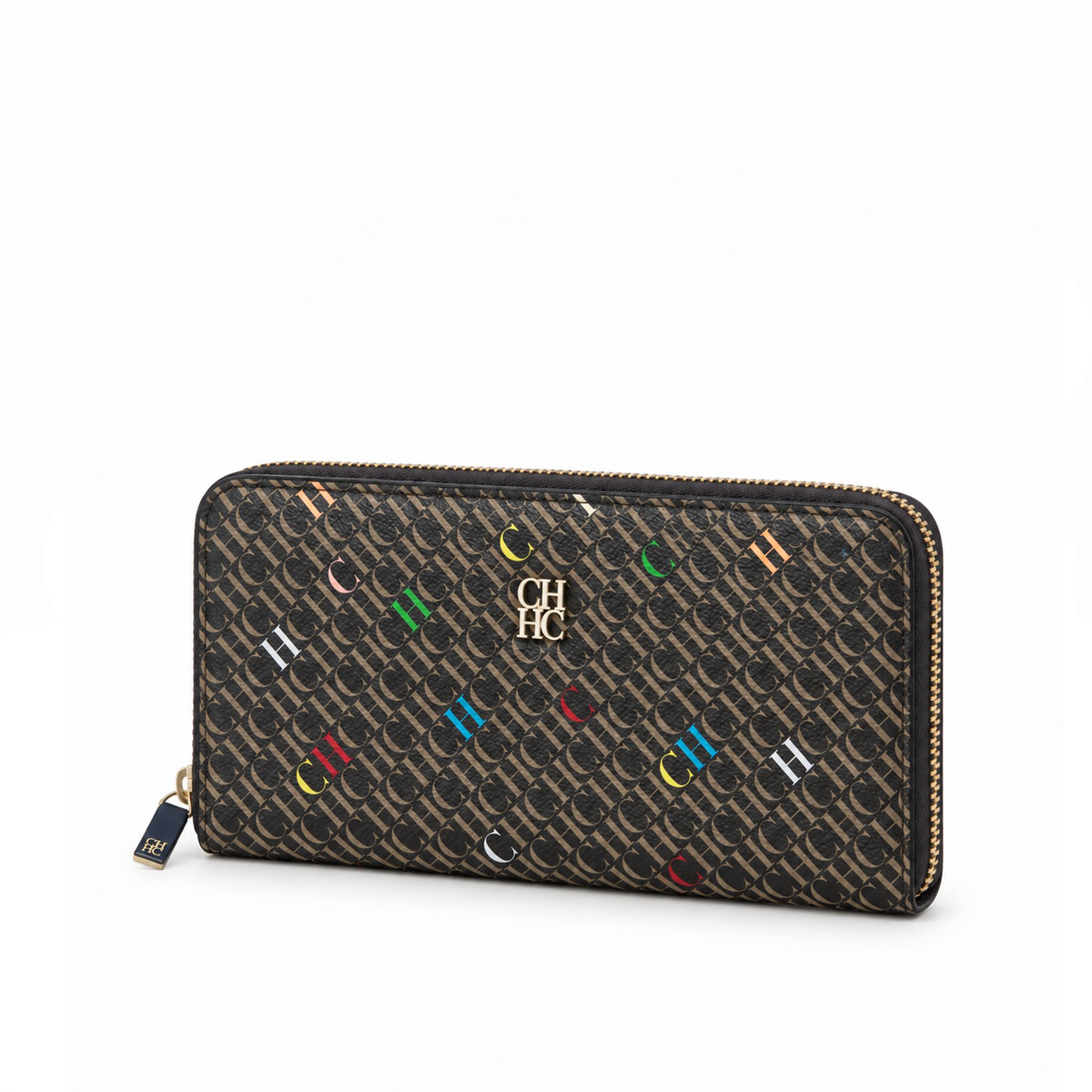 Billetera Larga Zip Around Monogram – Brown Multicolor
