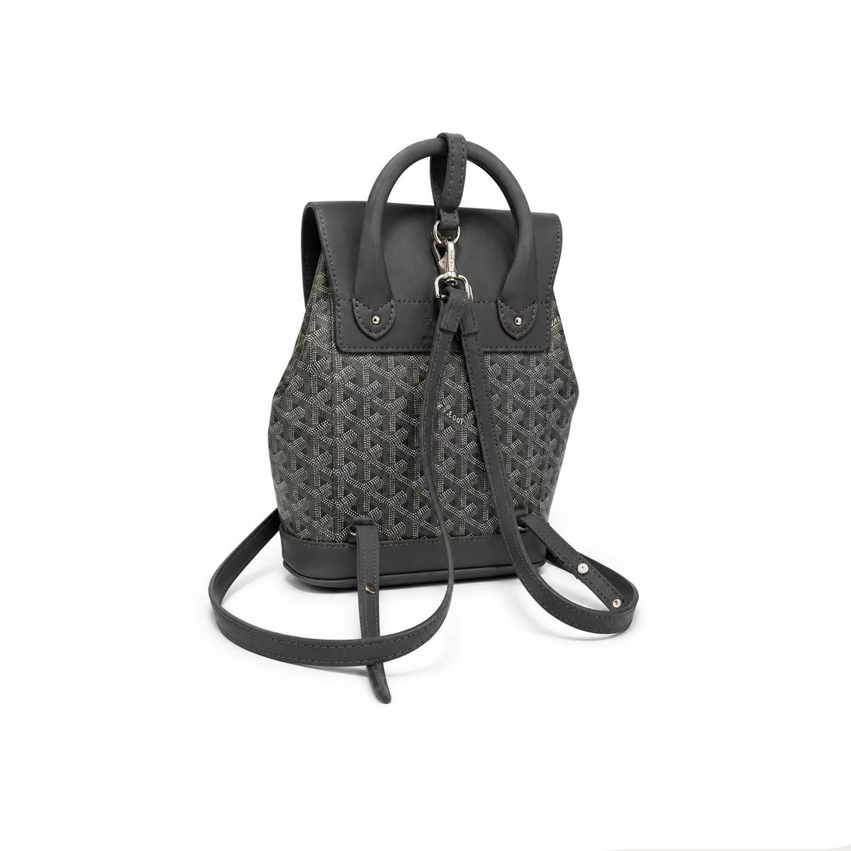 Bolso Handbag Signature Monogram – Charcoal Black