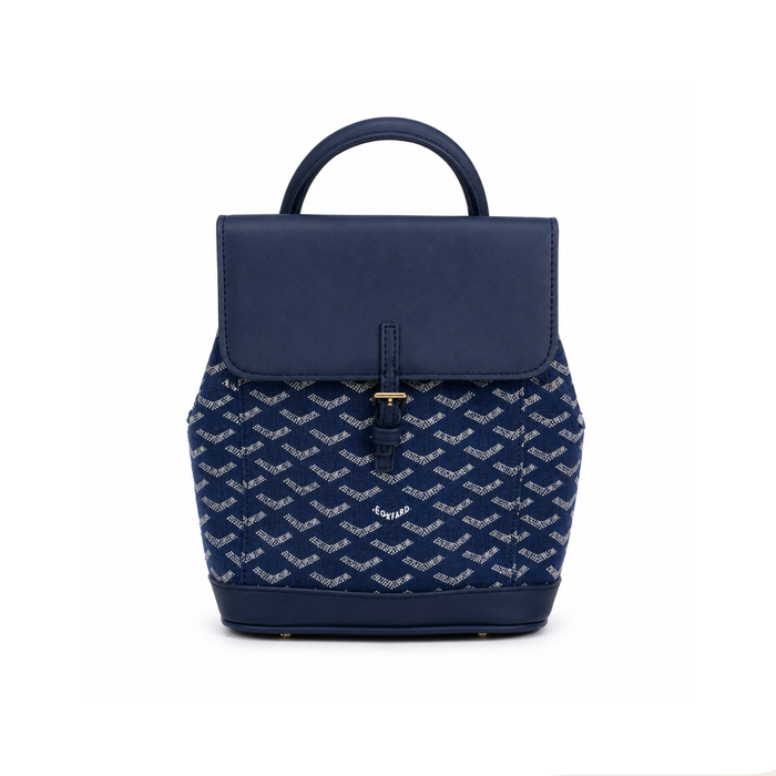 Bolso Handbag Signature Monogram – Navy Silver