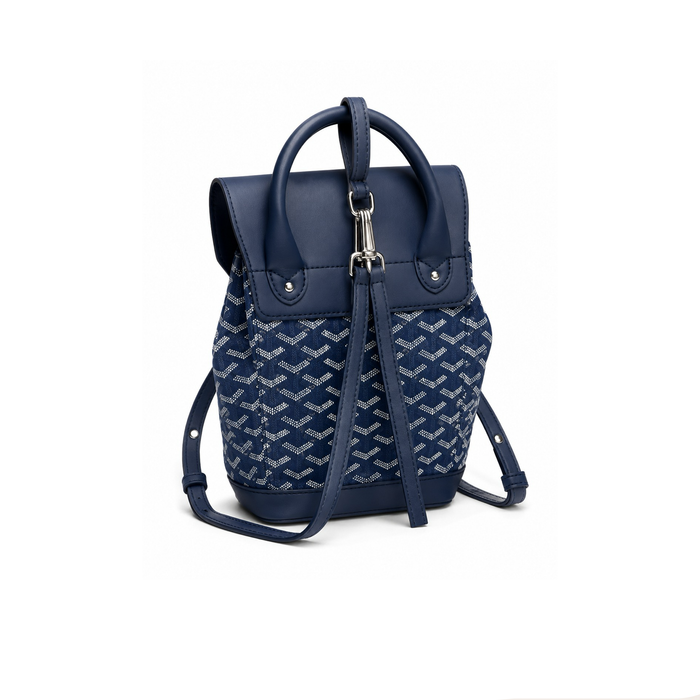 Bolso Handbag Signature Monogram – Navy Silver