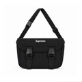 Bolso Messenger Utility Buckle - Black White