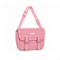 Bolso Messenger Utility Buckle - Pink Tonal