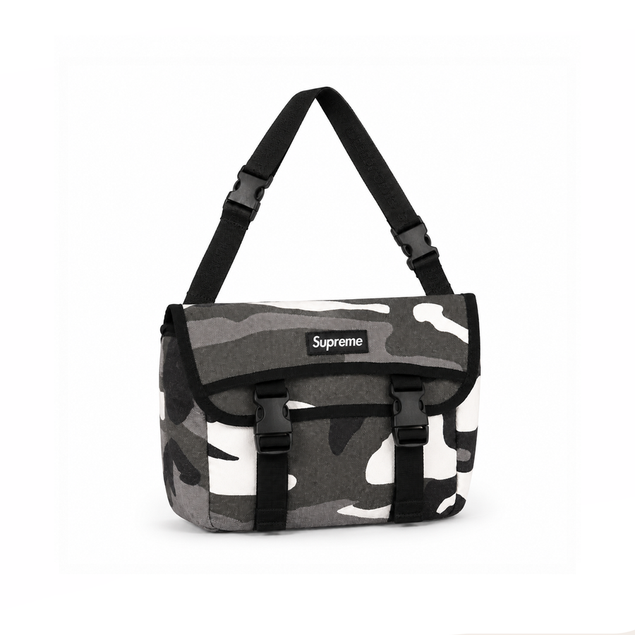 Bolso Messenger Utility Camo - Grey Black