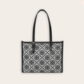 Bolso Tote Signature Monogram – Grey Black
