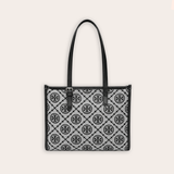 Bolso Tote Signature Monogram – Grey Black