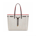 Bolso Tote Monogram Bow – Cream Black