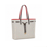 Bolso Tote Monogram Bow – Cream Black