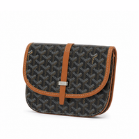 Bolso Crossbody Monogram Flap – Black Cognac